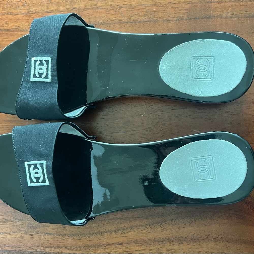 Black CHANEL sandals size 36 - Picture 9 of 9
